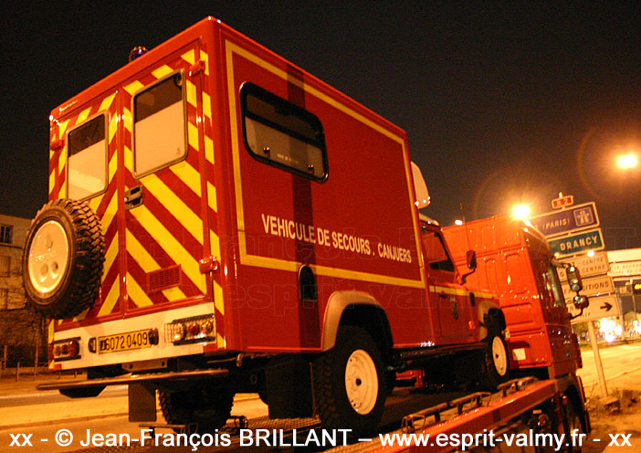 Defender 130 Td5 "Véhicule de Secours", 6072-0409 ; Pompiers du Groupement de Camp de Canjuers