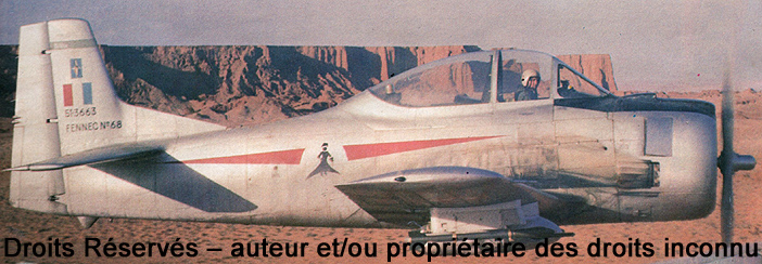 North-American/Sud-Aviation T-28F "Fennec", s/n 51-3663, 68, Escadron d'aviation Légère d'Appui 03.005 "Petit Prince", Algérie ; 1961