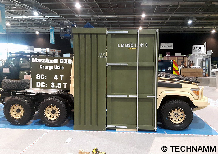 Technamm : Masstech T6, transportable en conteneur ISO 20 pieds