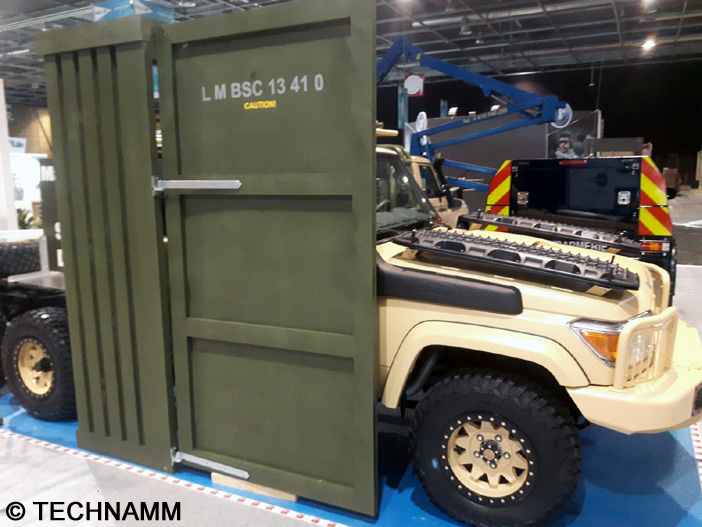 Technamm : Masstech T6, transportable en conteneur ISO 20 pieds