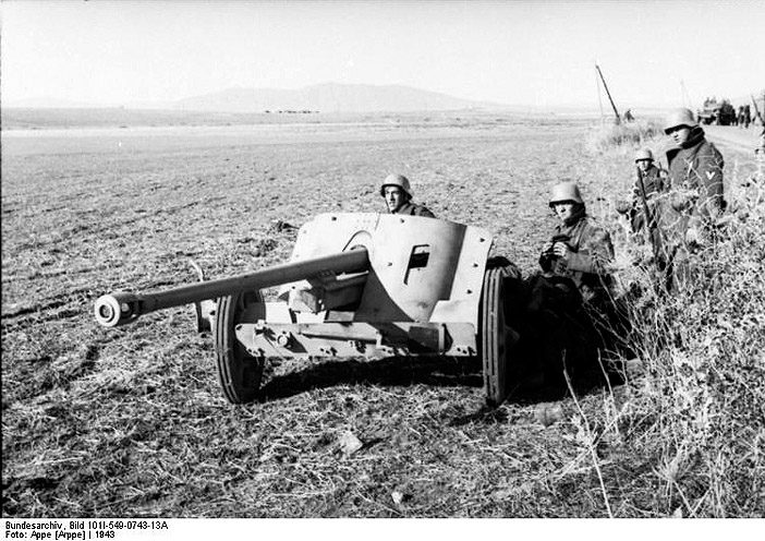 PAK : PanzerAbwehrKanone ; 5 cm PAK 38, canon anti-char de 50 mm modèle 1938