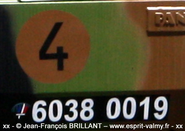 6038-0019 : Panhard VBL 12,7, tourelleau PL127, 4e Régiment de Chasseurs ; 2010