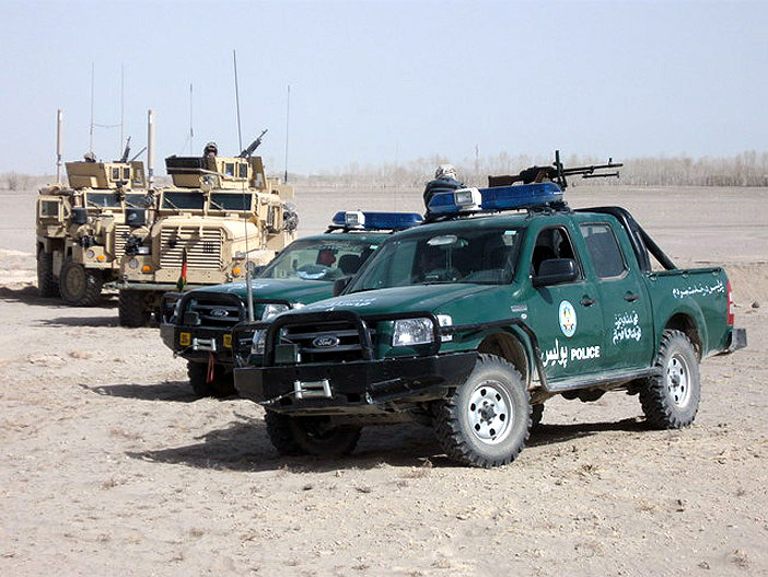 Ford Ranger pick-up ; Police Nationale Afghane