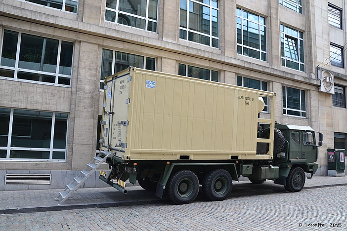 Iveco M250.45 WM, transport de conteneur frigorifique ISO 20 pieds, 21201 ; 2018