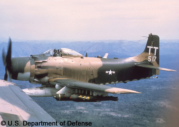 A-1H "Skyraider ; 56th SOW, US Air Force