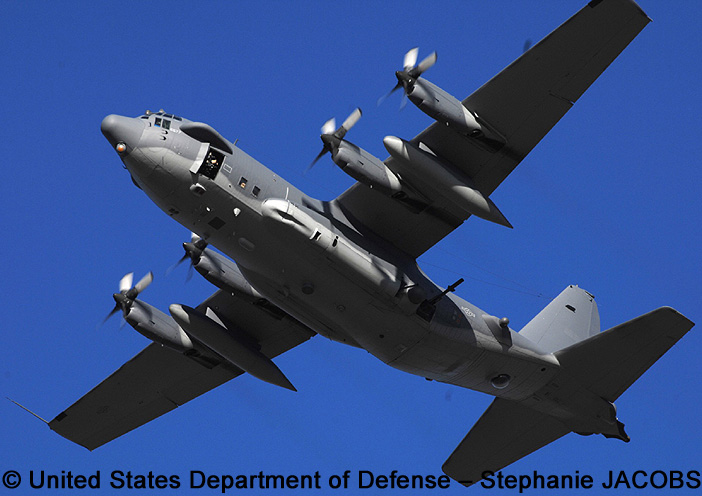 Attack, standard aircraft, modified mission : AC-130H "Spectre"