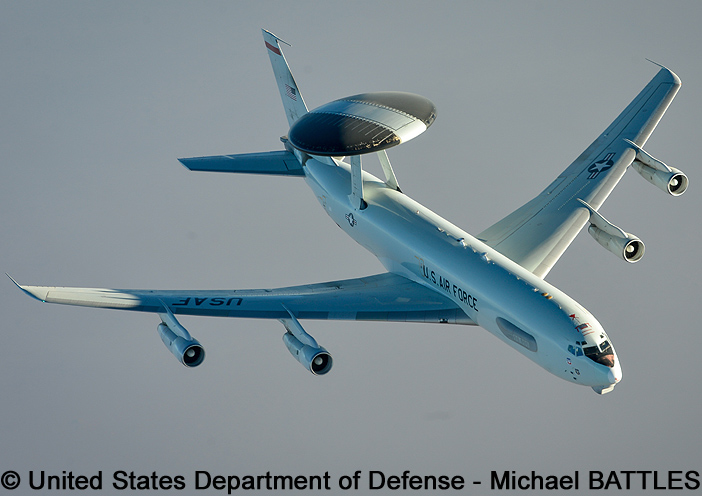 Electronic, standard aircraft, basic mission : E-3 "Sentry"