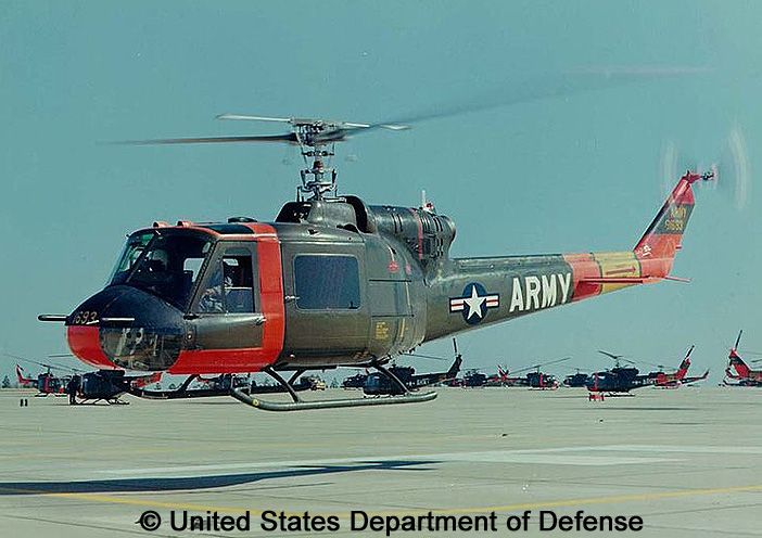 H-1 : UH-1A "Iroquois" ; US Army