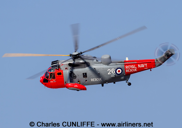 HAR : Helicopter, Air Rescue ; Sea-King HAR5 ; Royal Navy