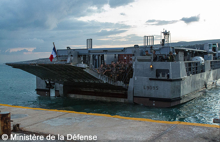 EDA-R (Engin de Débarquement Amphibie Rapide), L9095, Liban, opération DAMAN ; 2013