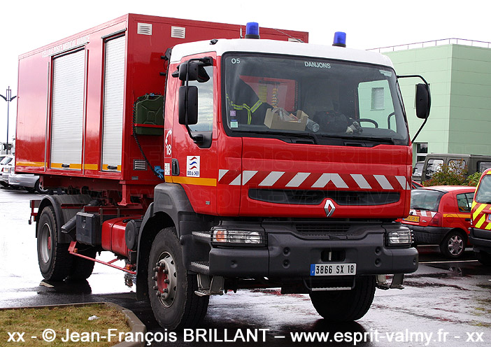 VPCE Renault Kerax, 3866 SX 18 ; SDIS18, Bourges-Danjons