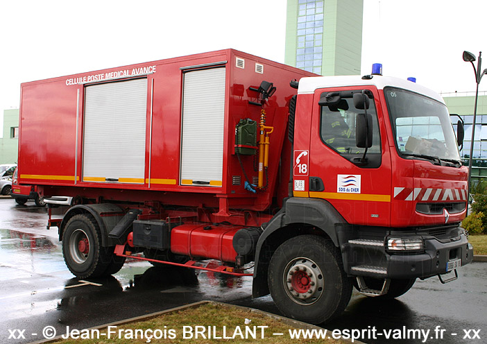 VPCE Renault Kerax, 3866 SX 18 ; SDIS18, Bourges-Danjons